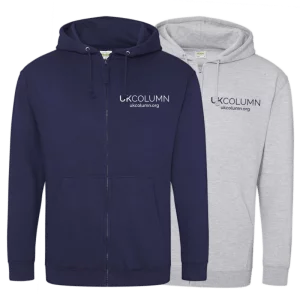 UK Column Hoodie (With Zip)
