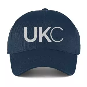 Embroidered Navy Cotton Cap