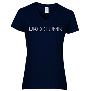 Navy V-neck