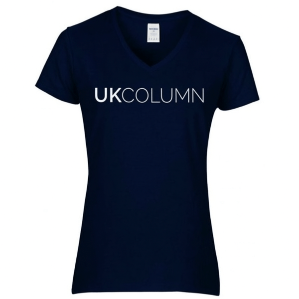 Navy V-neck